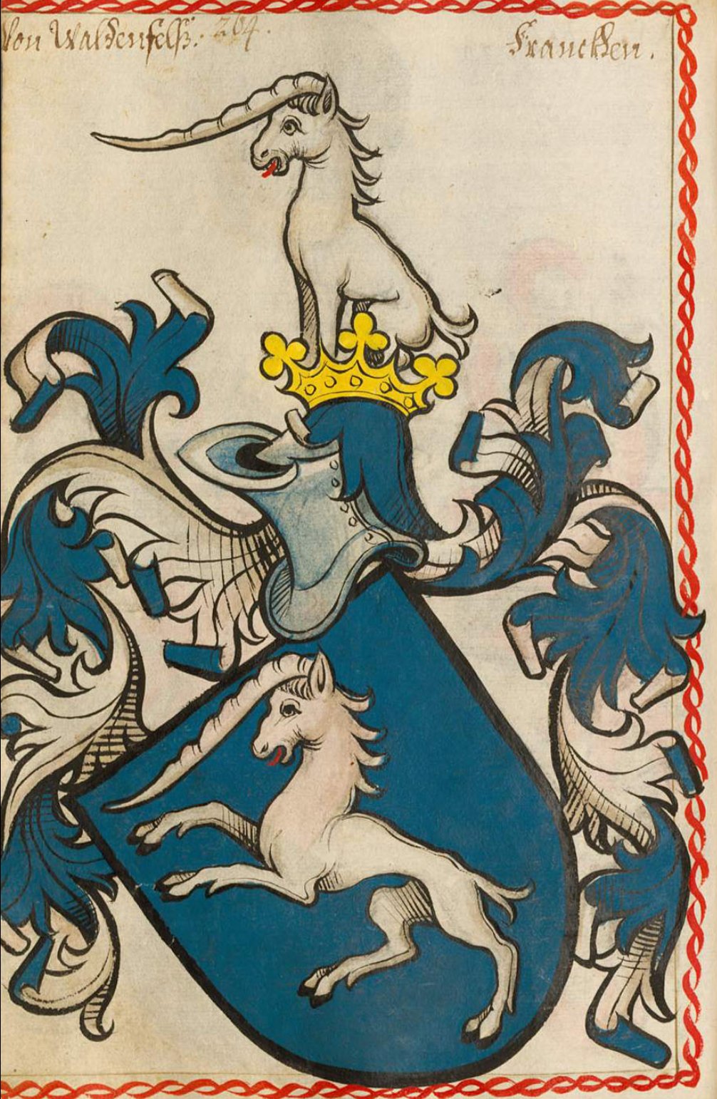Wappen derer von Waldenfels – Scheiblersches Wappenbuch